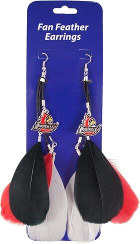 Littlearth NCAA womens Feather Earrings in Saudi Arabia