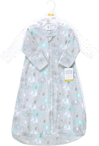 Hudson Baby Unisex Baby Cotton Long-sleeve Wearable Sleeping Bag, Sack, Blanket in Saudi Arabia