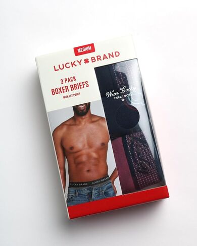 Lucky Brand Men's Underwear – Classic Boxer Briefs (6 Pack) in Saudi Arabia