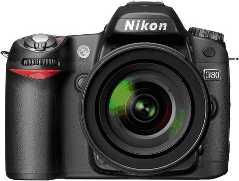 Nikon D80 10.2MP Digital SLR Camera Kit with 18-55mm ED AF-S DX Zoom-Nikkor Lens (Renewed) in Saudi Arabia