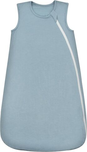 SIMYJOY Summer Sleep Sack 0-6 Months, 0.5 TOG Rayon Made From Bamboo Sleep Sack Lightweight Soft Toddler Wearable Blanket, Classic Gray in Saudi Arabia