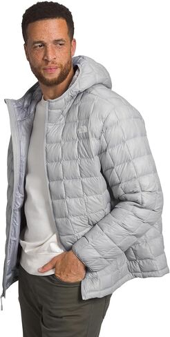 سترة بغطاء للرأس ThermoBall Eco للرجال من THE NORTH FACE 2.0 (حجم قياسي وكبير)، TNF Black-NPF، مقاس 3X Big in Saudi Arabia