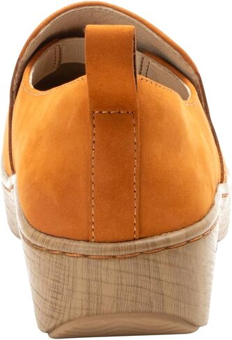 Alegria Women's Origin Orygin Wood Grain Leather Slip On Clog in Saudi Arabia