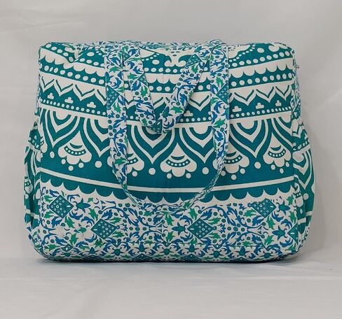 Trade Star Elegant Hand Screen Print Baby Bags Beautiful Multipurpose Utility Bags for Travelling in Saudi Arabia