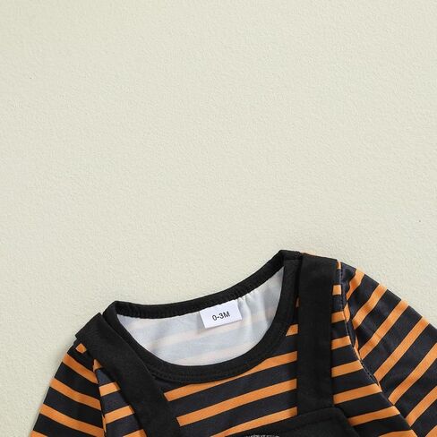 Newborn Baby Halloween Outfit Boys Girls Ghost Pumpkin Spider Onesie Long Sleeve Suspender Romper Winter Clothes in Saudi Arabia
