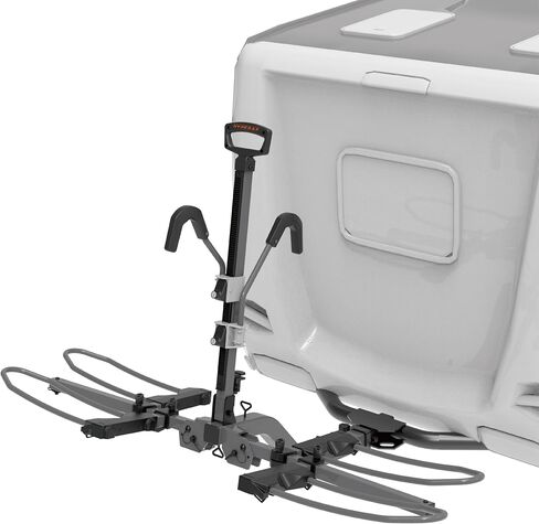 HYPERAX Volt Lift 1X Patented Lift Assisted RV Rated Hitch Mounted E Bike Rack Carrier with RAMP Up to 80lbs eBike with Up to 5" Fat Tires for RV,Motorhome,Trailer,Toad, and S.U.V in Saudi Arabia