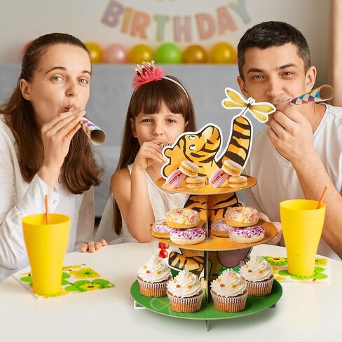 ويني حامل الحلوى 3 الطبقة ويني حزب الحلوى حامل ويني موضوع الورق المقوى كعكة الوقوف لزينة حفلة عيد ميلاد ويني كب كيك عرض للبنين بنات حفلة عيد ميلاد لوازم in Saudi Arabia