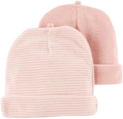 Carter's Preemie Baby Girls' 2 Pack Pink Caps, Up to 5 Pounds in Saudi Arabia