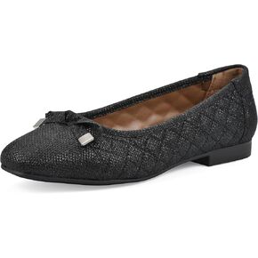 WHITE MOUNTAIN Women's Bocah Diamond Quilted Cap Toe Ballet Flat