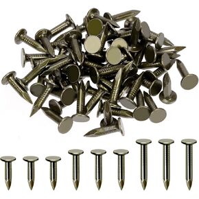 Hilitchi 300Pcs 20mm Steel Roofing Felt Nails Roofing Felt Pins Roofing Felt Lacquered Nails Asphalt Nails Used to Fasten Roofing Felt Asphalt Singles Slate Boards ﻿