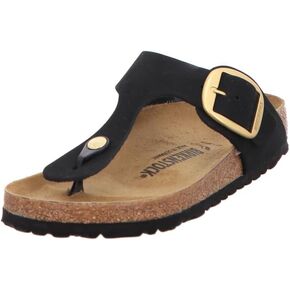 Birkenstock Unisex Gizeh Big Buckle Nubuck Leather Sandals