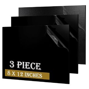 16PCS 7.9mil Clear Plastic Sheet 12" x 12", Craft Plastic Sheets PET Flexible Lightweight Clear Plastic Sheets for Arts & Crafts, Home Projects & Protective Barriers, Picture Frames(305x305x0.2mm)