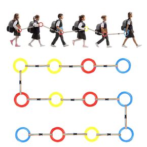 12 Sets Walking Rope for Preschool Toddlers Walking Rope, Detachable Transition Ropes with Handles, Colored Cords for Preschoolers, School and Outdoor Use