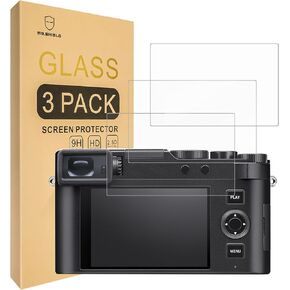 Mr.Shield Screen Protector compatible with Leica D-LUX 8 / D-LUX 7 [Tempered Glass] [3-PACK] [Japan Glass with 9H Hardness]