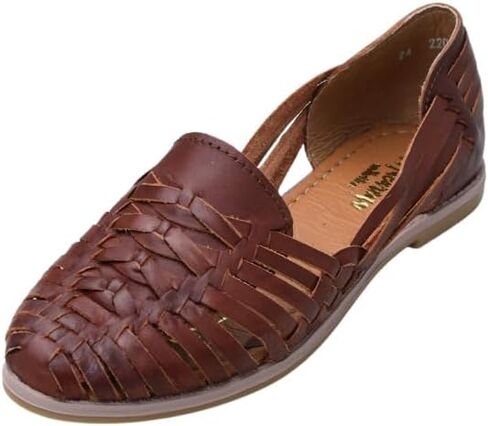Macarena Collection Sandals women Huarache Sandal Colorful Leather Mexican Style Color 2206 in Saudi Arabia
