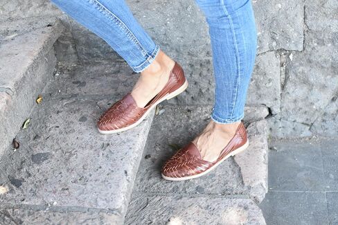 Macarena Collection Sandals women Huarache Sandal Colorful Leather Mexican Style Color 2206 in Saudi Arabia