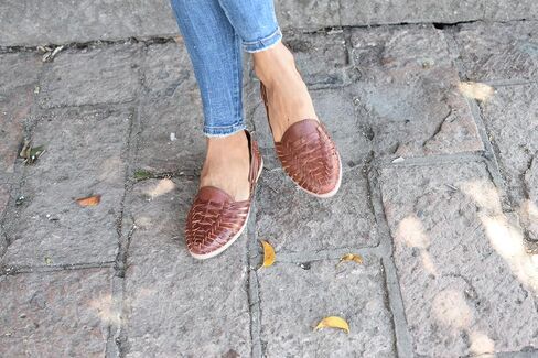 Macarena Collection Sandals women Huarache Sandal Colorful Leather Mexican Style Color 2206 in Saudi Arabia