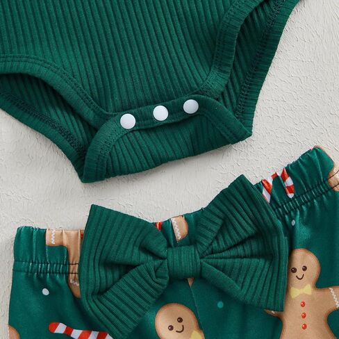 My First Thanksgiving Baby Girl Outfit Newborn Turkey Romper Bell Bottom Pants Headband Baby Thanksgiving Clothes in Saudi Arabia