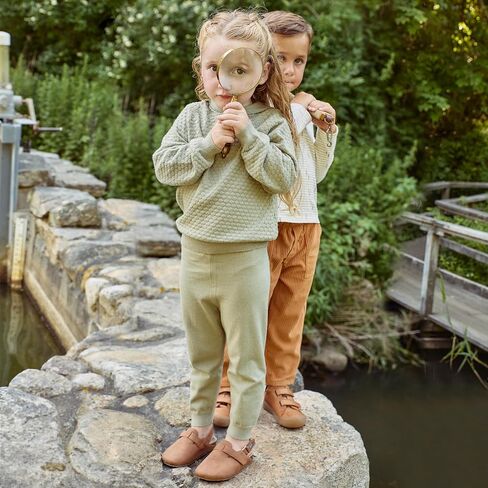 Modern Moments baby-girls Toddler Honey Comb Sweater Knit Top and Pant Set in Saudi Arabia