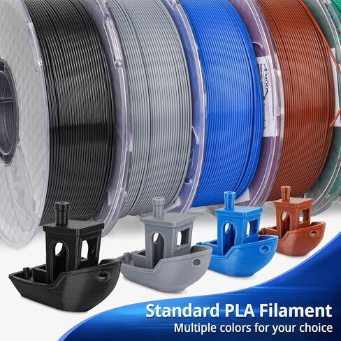 AMOLEN 3D Printer Filament PLA, 1.75mm PLA Filament Chestnut Brown PLA, 1KG/2.2lb, Dimensional Accuracy +/- 0.02 mm, Smooth & Non-Tangle, Fits for Most FDM 3D Printer, Supporting Up to 500mm/s in Saudi Arabia