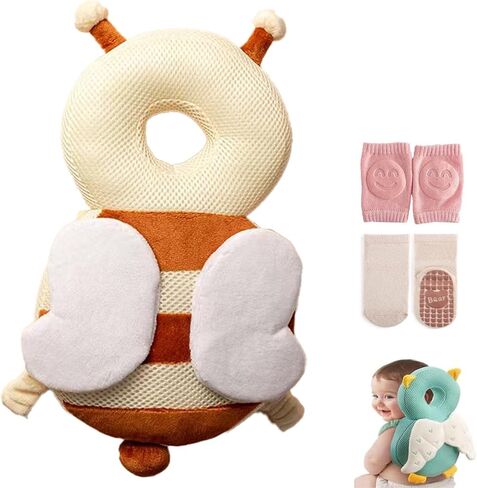 Baby Head Protector Backpack Head Protector Pad Safety for Crawling and Walking with Baby Knee Pads (Ordinary model-astronauts) in Saudi Arabia