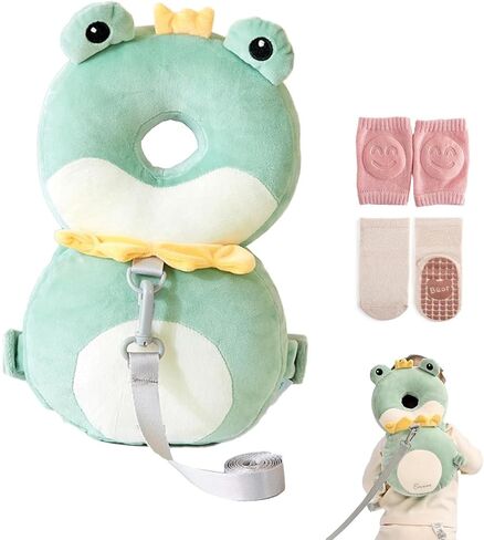 Baby Head Protector Backpack Head Protector Pad Safety for Crawling and Walking with Baby Knee Pads (Ordinary model-astronauts) in Saudi Arabia