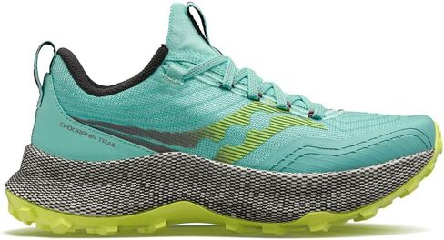 Saucony Endorphin Trail Cool Mint/Acid 9.5 B (M) in Saudi Arabia