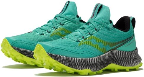 Saucony Endorphin Trail Cool Mint/Acid 9.5 B (M) in Saudi Arabia