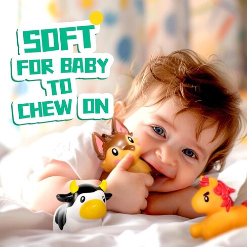 Hely Cancy No Hole Baby Bath Toys, Bath Toys for Kids 18 Months and Up | Sealed, Soft Bath Tub Shower Toys for Newborn Baby in Saudi Arabia