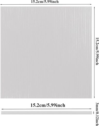 16pcs 6x6 Inch 2mm Self Adhesive Foam Sheets Double Sided Adhesive 3D Foam Sheets Eva Foam Paper Sheets Adhesive Mount for Shaker Card Scrapbooking, White in Kuwait