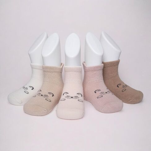 Baby Non Slip Grip Socks Boys Girls Unisex Ankle Crew Socks with Grippers for Infants Toddlers Kids Gift Set in Saudi Arabia