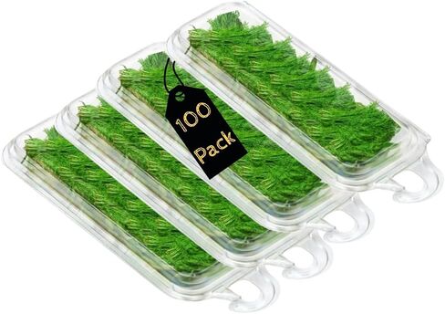 Smygoods Herbs Disposable Clamshell Containers, 0.25 oz, Pack of 50 in Saudi Arabia