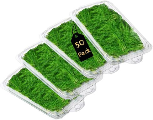 Smygoods Herbs Disposable Clamshell Containers, 0.25 oz, Pack of 50 in Saudi Arabia