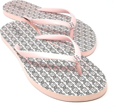 Tory Burch 144177 Women's Chelsea Flip Flop Sandals (Pearl Blush Gemini Link - Pearl Blush, US Footwear Size System, Adult, Women, Numeric, Medium, 9) in Saudi Arabia