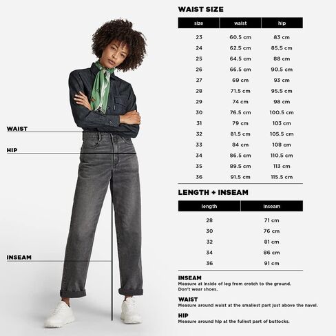 G-STAR RAW Women's Stray Ultra High Straight Fit Jeans in Saudi Arabia