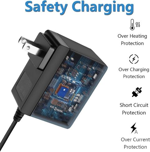 شاحن 39 وات لجهاز نينتندو سويتش مع محول تيار متردد طويل للغاية بطول 10 أقدام USB-C متوافق مع سويتش OLED وسويتش لايت، يدعم وضع سويتش TV (شحن سريع لمدة 2.5 ساعة للتبديل) in Kuwait