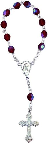 Vatican Imports Beautiful One Decade Rosary (Purple) in Saudi Arabia