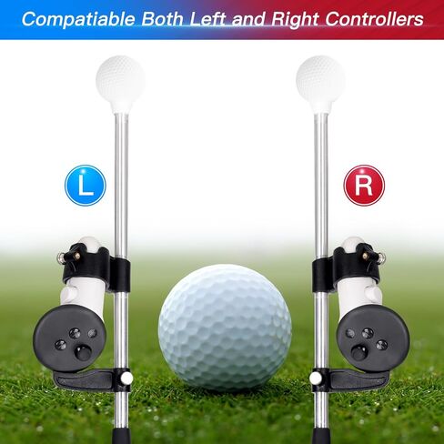 VR Weighted Golf Club Compatiable for Meta Quest 3 Controller Attachment for Realistic Golf Experience Secure Controller Grip Enhanced VR Accessories (for Quest 3) in Saudi Arabia