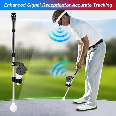 VR Weighted Golf Club Compatiable for Meta Quest 3 Controller Attachment for Realistic Golf Experience Secure Controller Grip Enhanced VR Accessories (for Quest 3) in Saudi Arabia