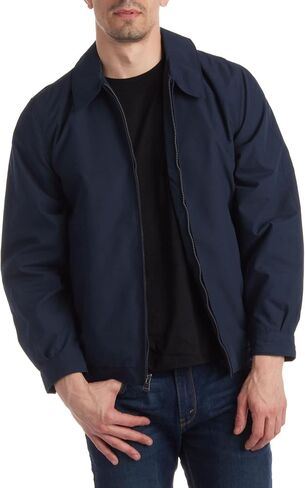 Perry Ellis Men’s Jacket – Casual Lightweight Water Resistant Microfiber Windbreaker Golf Coat (S-XL) in Saudi Arabia