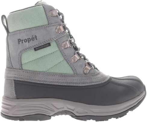 Propet Womens Cortland Snow & Winter Casual Boots Low Heel 1-2" - Black in Saudi Arabia
