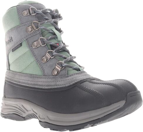 Propet Womens Cortland Snow & Winter Casual Boots Low Heel 1-2" - Black in Saudi Arabia