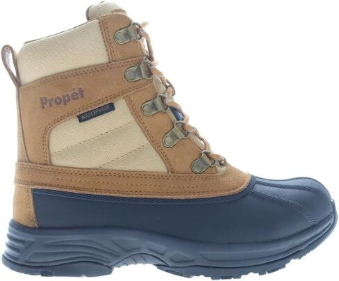 Propet Womens Cortland Snow & Winter Casual Boots Low Heel 1-2" - Black in Saudi Arabia