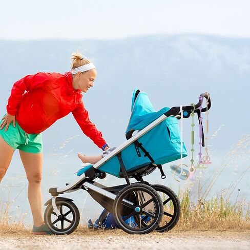 4 قطع من أشرطة أمان الألعاب المصنوعة من السيليكون لأشرطة زجاجات الأطفال ومشابك حامل مصاصة حربة قابلة للتعديل لزجاجات تغذية الطفل الرضيع، وعربة الأطفال، وعربة التسوق، والكوب، وسلال تعليق أسرة الأطفال، والكرسي العالي in Kuwait