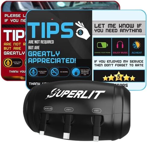 Multi Car Retractable Backseat 3 in 1 Car Charging Station Box (3Ft - Mini) in Saudi Arabia