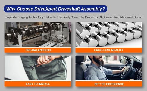 DriveXpert 936-709 Rear Drive Shaft Prop Shaft Driveshaft Assembly Fit for Toyota Tacoma 1995-2004 4WD Manual Trans, Replace# 655033, 3710035740, 371003D220 in Saudi Arabia