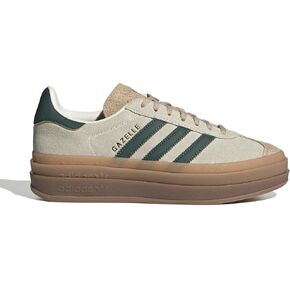 adidas Gazelle Bold Womens Cream Collegiate Green Size 9