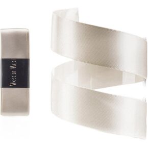 Wear Moi Satin Ribbons for Pointe Ballet Shoes, 2-Pack, Pre-Cut Units, 2m, Light Pink (DIV57P2SAL)