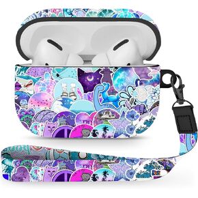 Maxjoy for Airpods Pro 2nd Generation Case, Cartoon Cute Anime Design Series Apple Airpod pro 2 Case Cover for Airpods Pro 2 Generation 2022 for Men Women, Anime White Cloud Lanyard