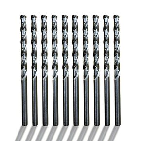 10Pcs Drill Bit Set 4.2mm, Small Drill Bits, Hand Pin Vises for Plastic and Soft Metal, Pin Vise Hand Drill, Rotary Tool - Mini Micro Twist Precision Craft Tool